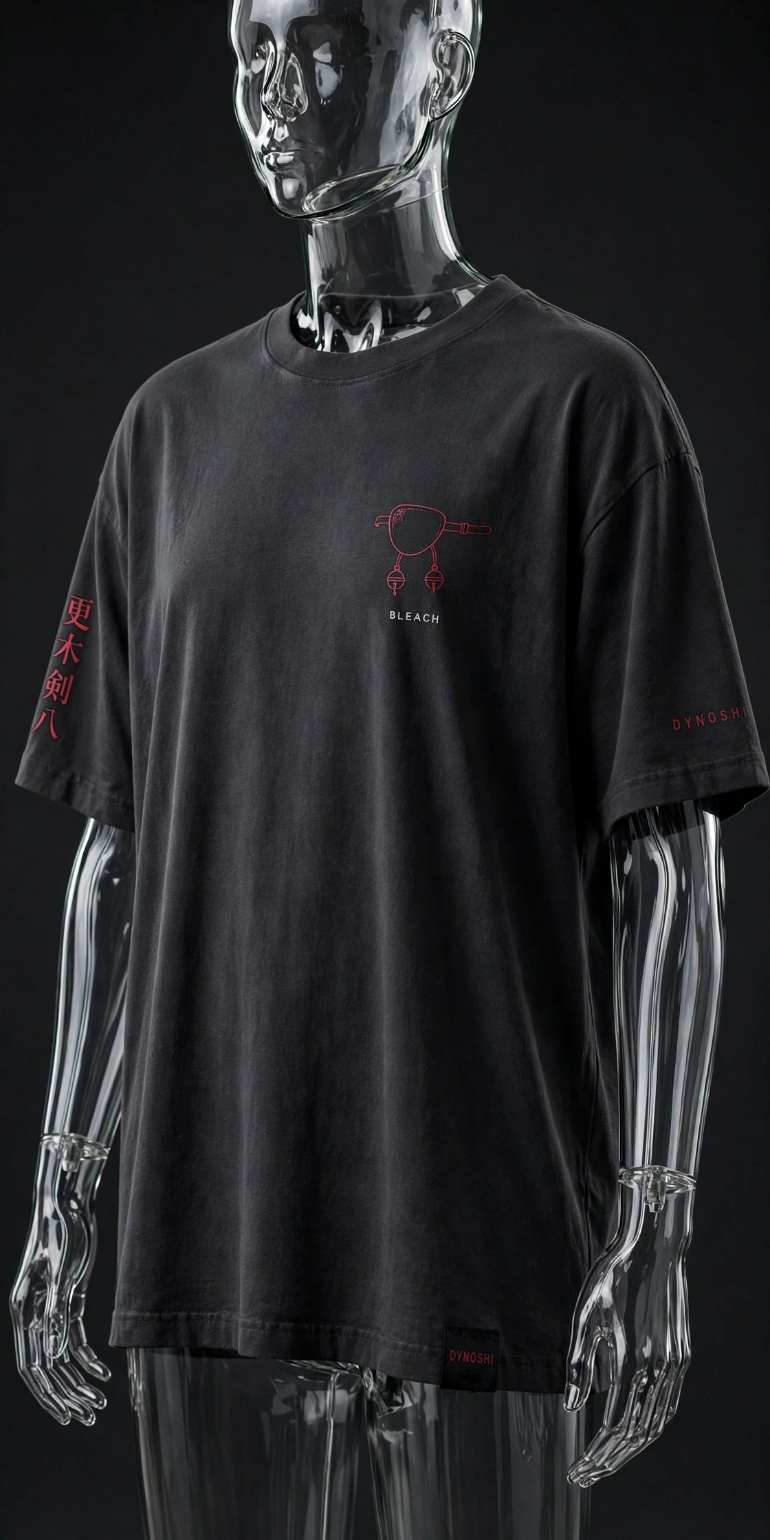 Kenpachi Zaraki - Moonlit Field Silhouette - Premium Oversized Anime T-Shirt - DYNOSHI
