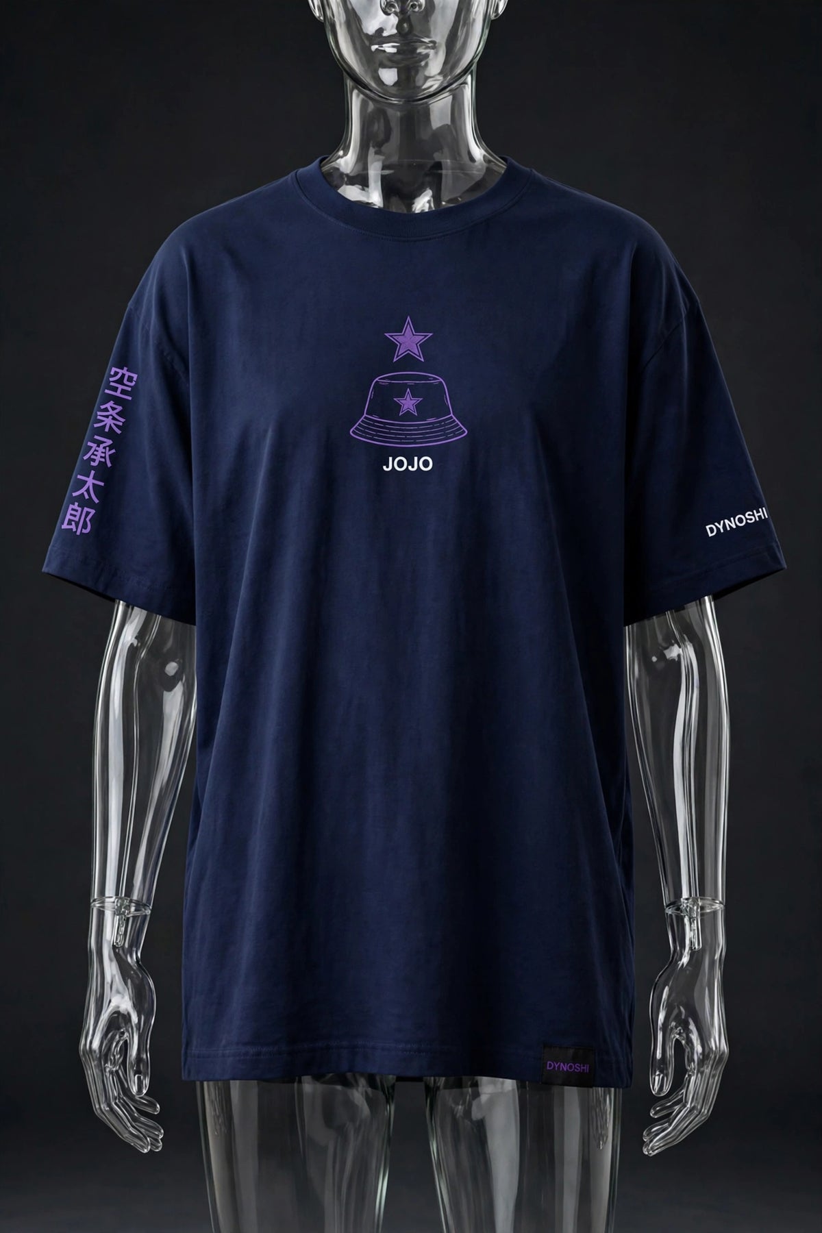 Jotaro Kujo - Pyramid Night Silhouette - Premium Oversized Anime T-Shirt - DYNOSHI
