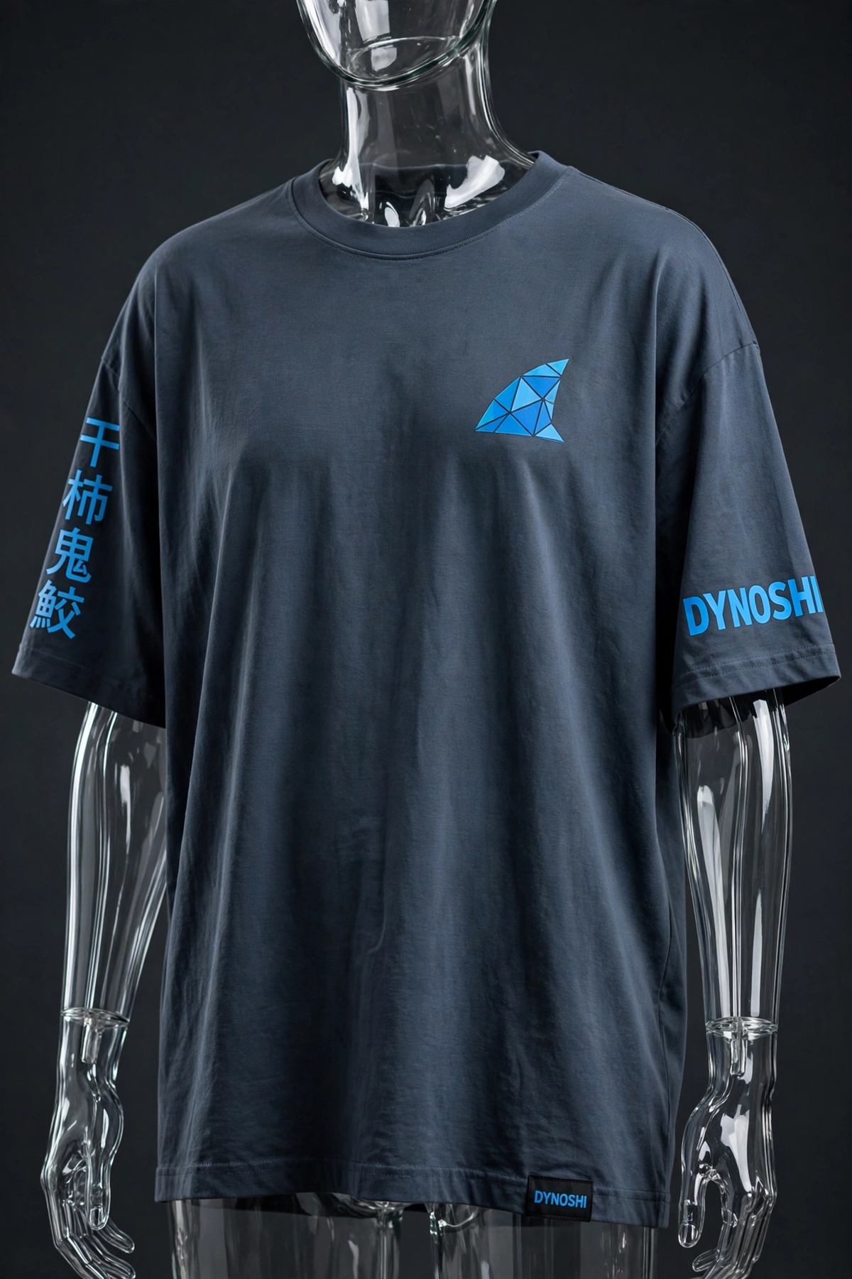 Kisame Hoshigaki - Deep Blue Silhouette - Premium Oversized Anime T-Shirt - DYNOSHI