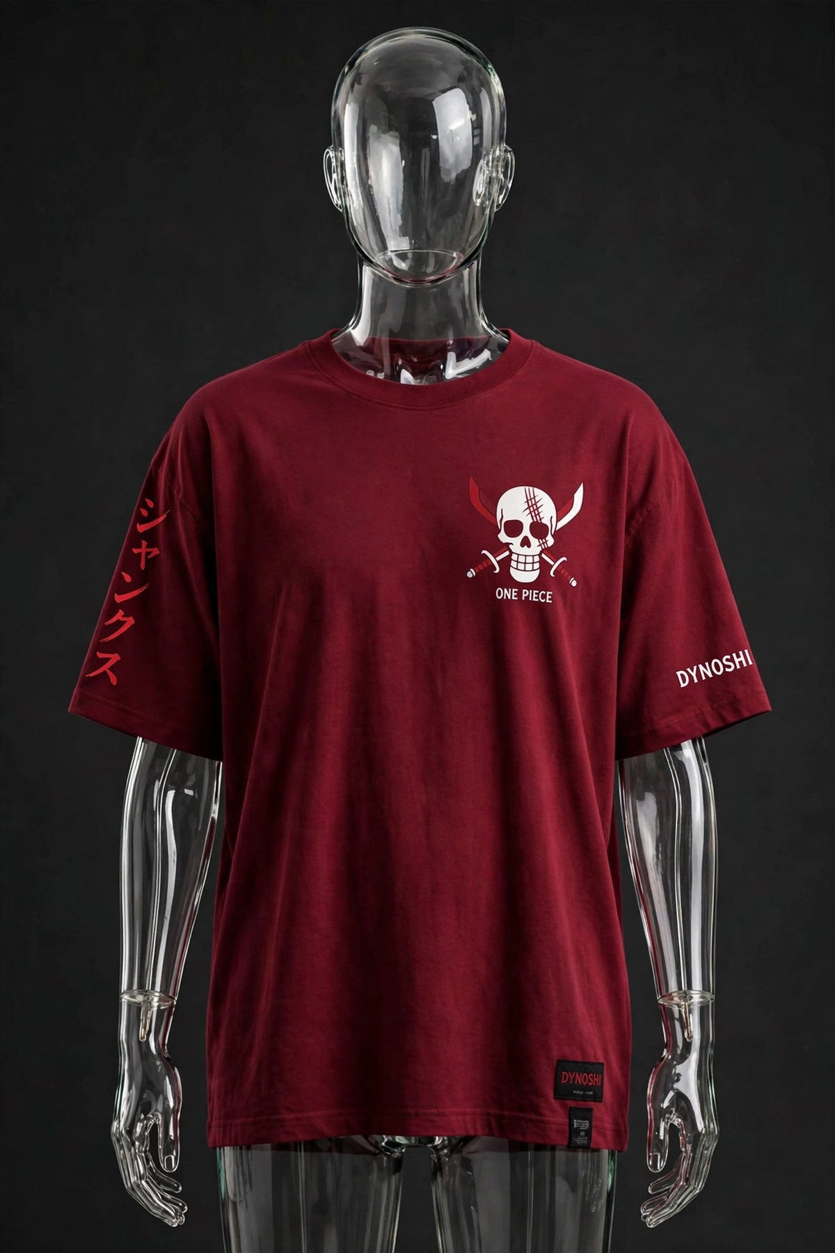 Shanks - Red Moon Voyage - Premium Oversized Anime T-Shirt - DYNOSHI