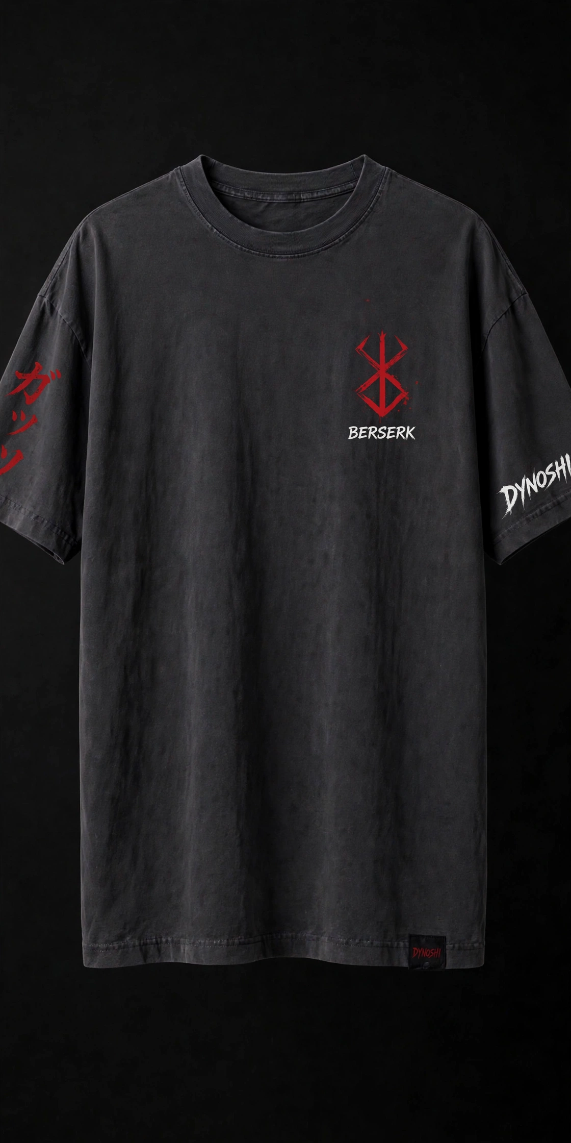 Guts - Premium Oversized Anime T-Shirt - DYNOSHI