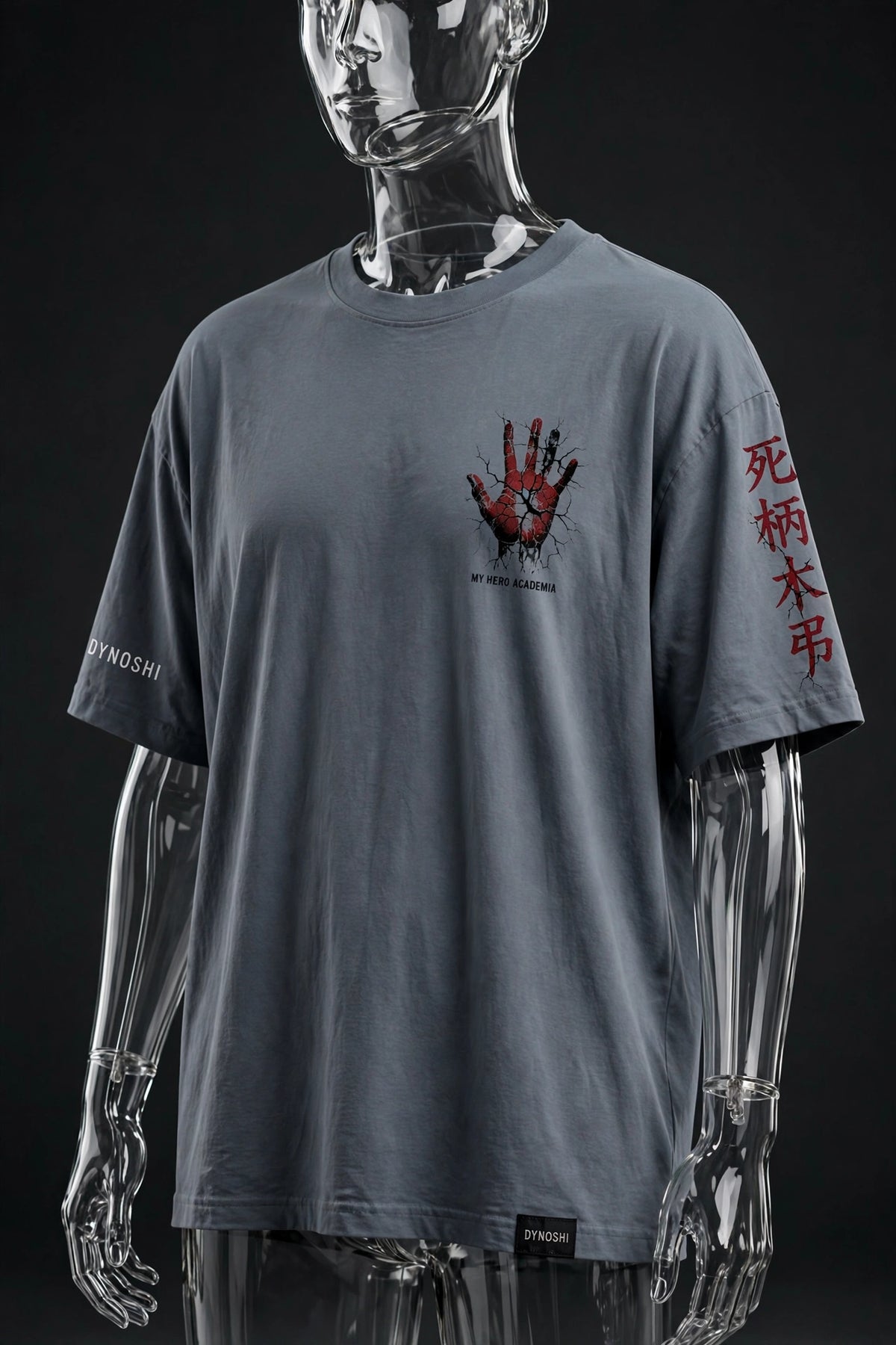 Tomura Shigaraki - League Badge Crest - Premium Oversized Anime T-Shirt - DYNOSHI