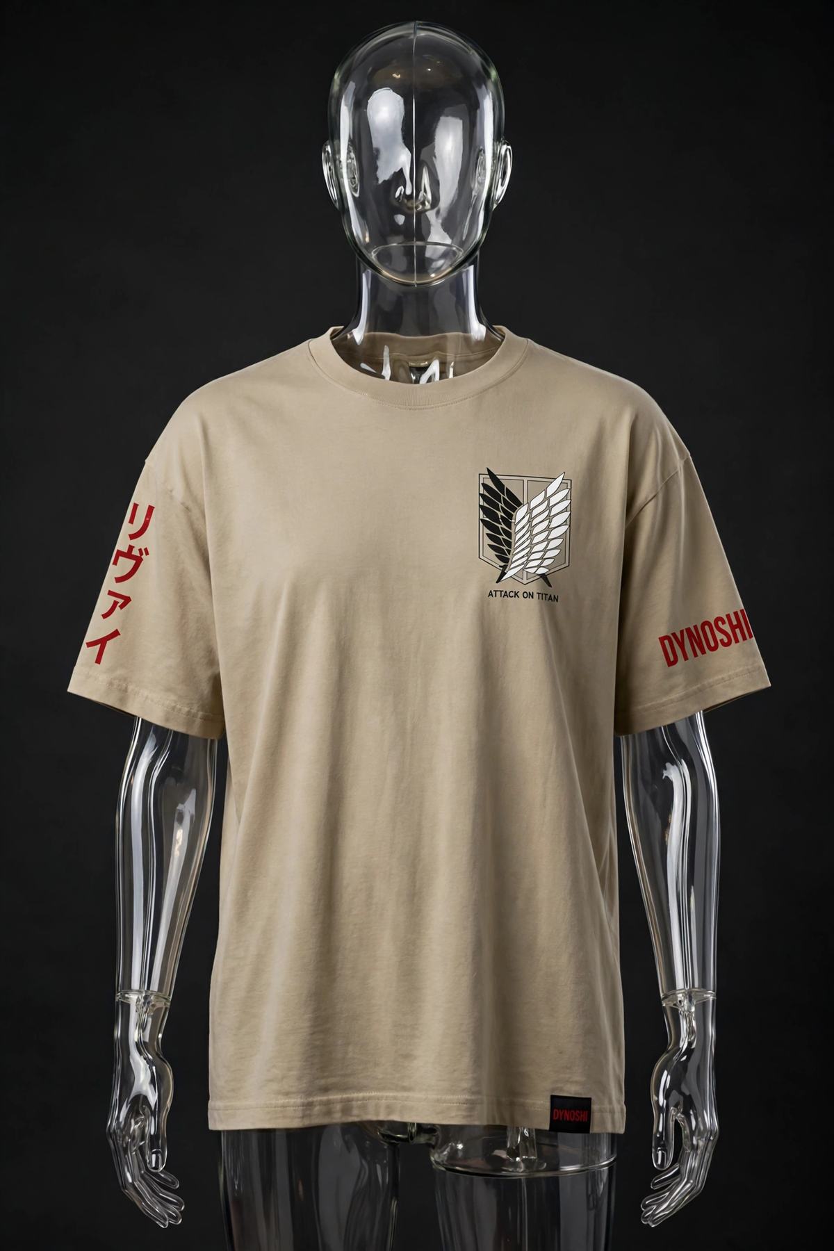 Levi Ackerman - Commanders' Bond Duo - Premium Oversized Anime T-Shirt - DYNOSHI