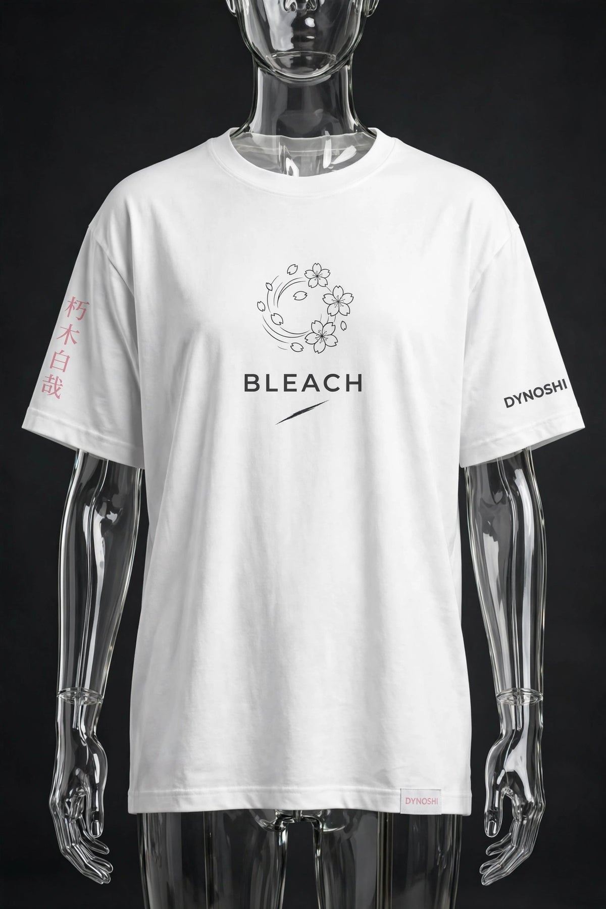 Byakuya Kuchiki - Scatter Stance - Premium Oversized Anime T-Shirt - DYNOSHI