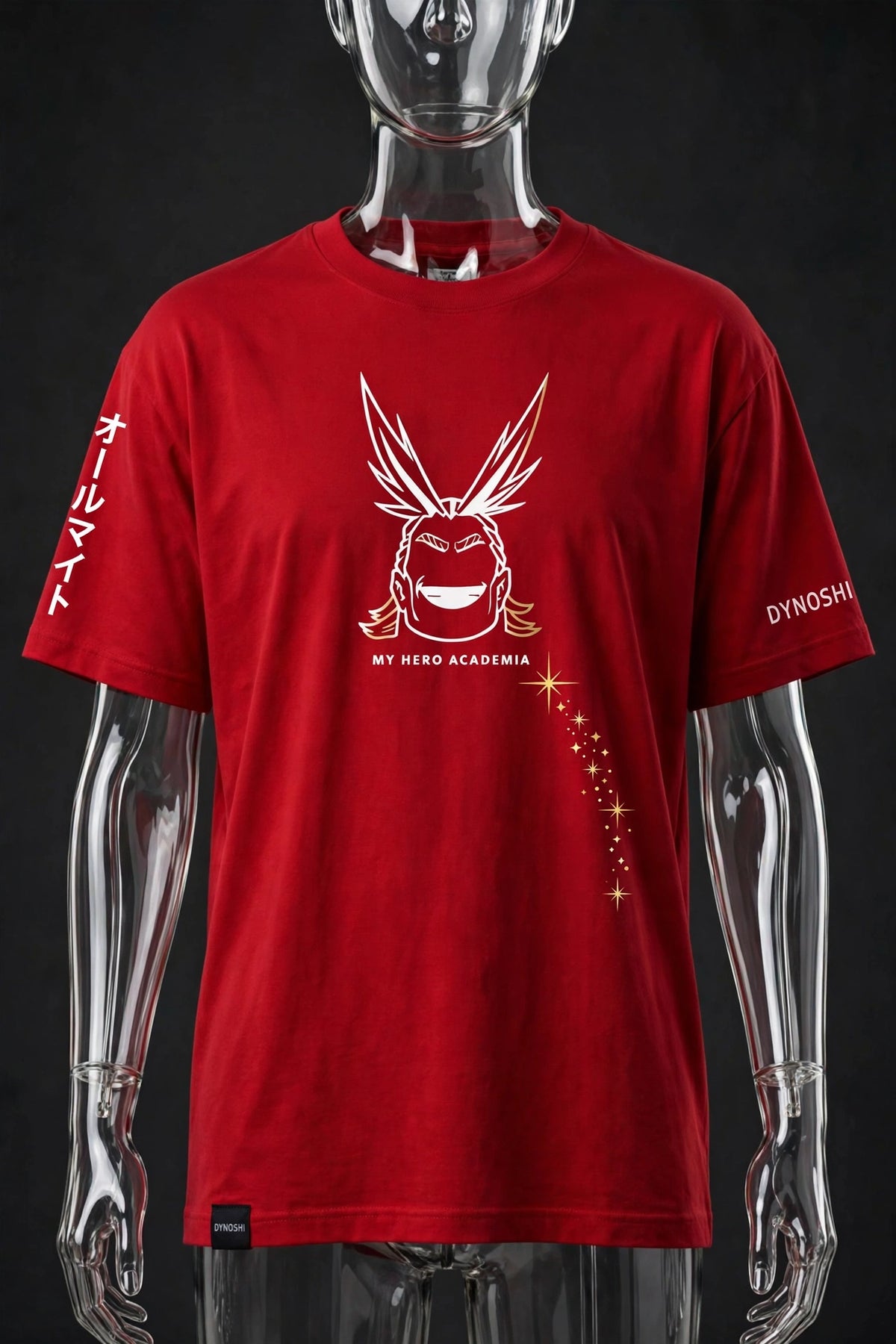All Might - Chibi Peace - Premium Oversized Anime T-Shirt - DYNOSHI