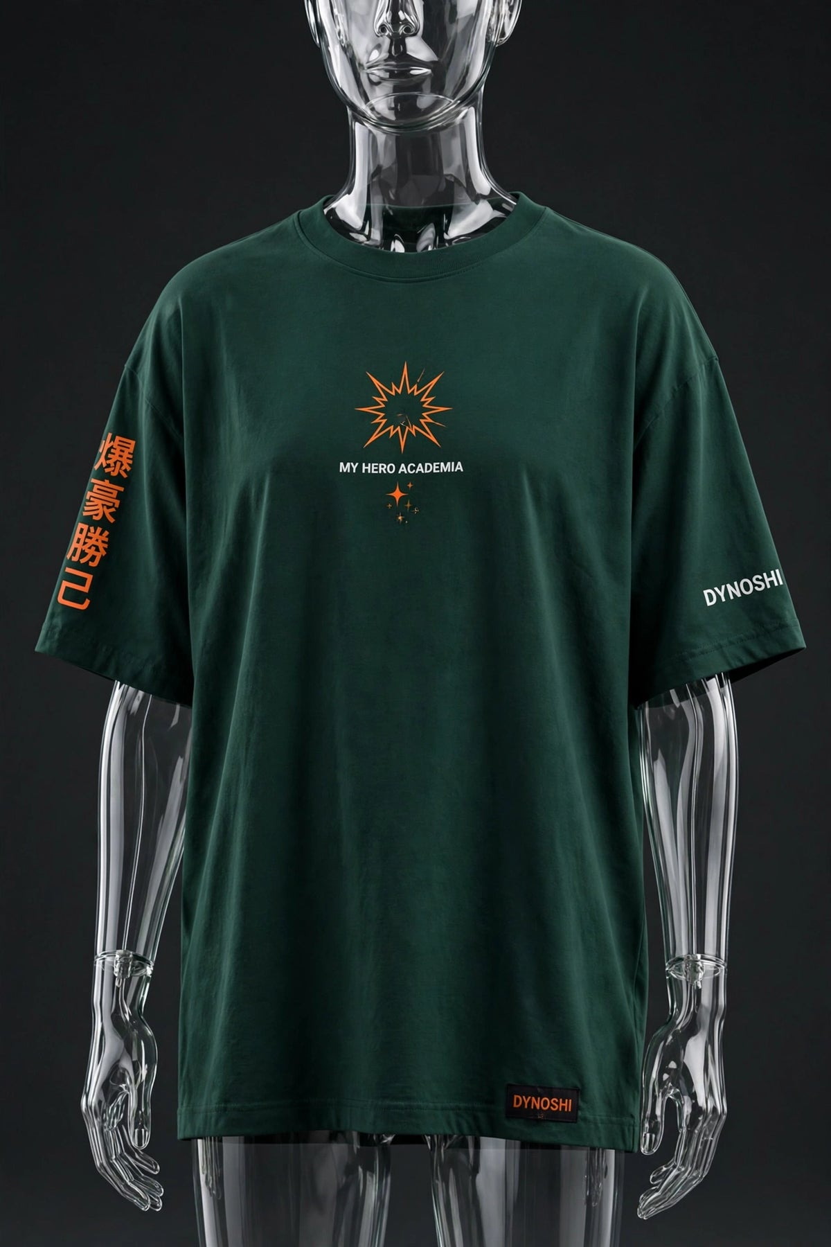 Katsuki Bakugo - Rooftop Triumph - Premium Oversized Anime T-Shirt - DYNOSHI