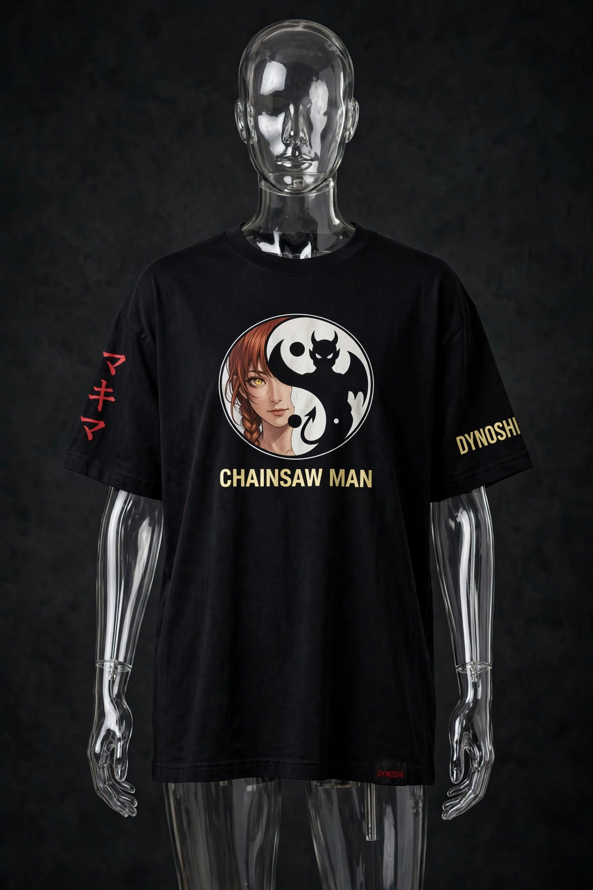 Makima - Bang Standoff - Premium Oversized Anime T-Shirt - DYNOSHI