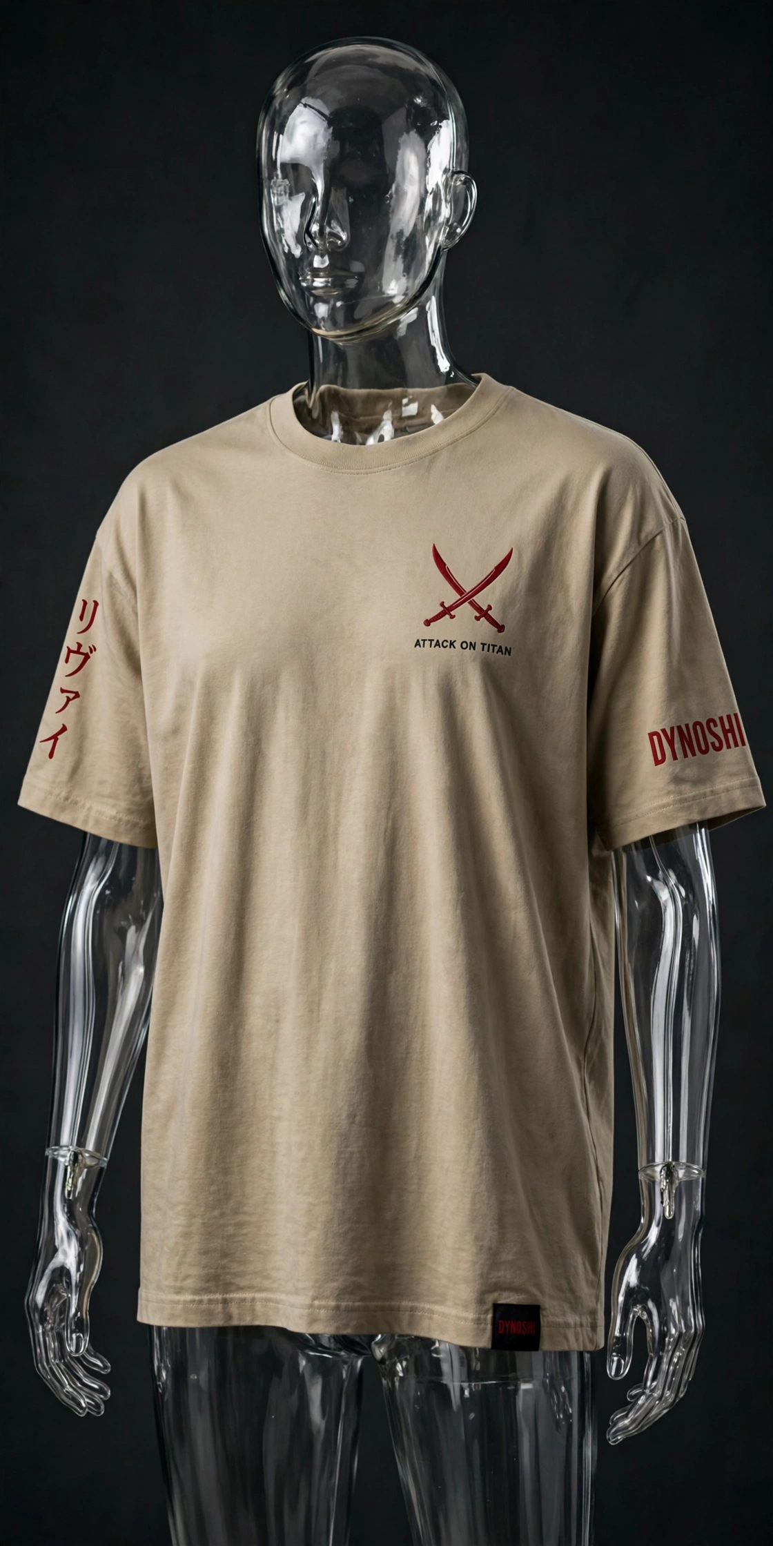 Levi Ackerman - Titan Slayer Whirlwind - Premium Oversized Anime T-Shirt - DYNOSHI