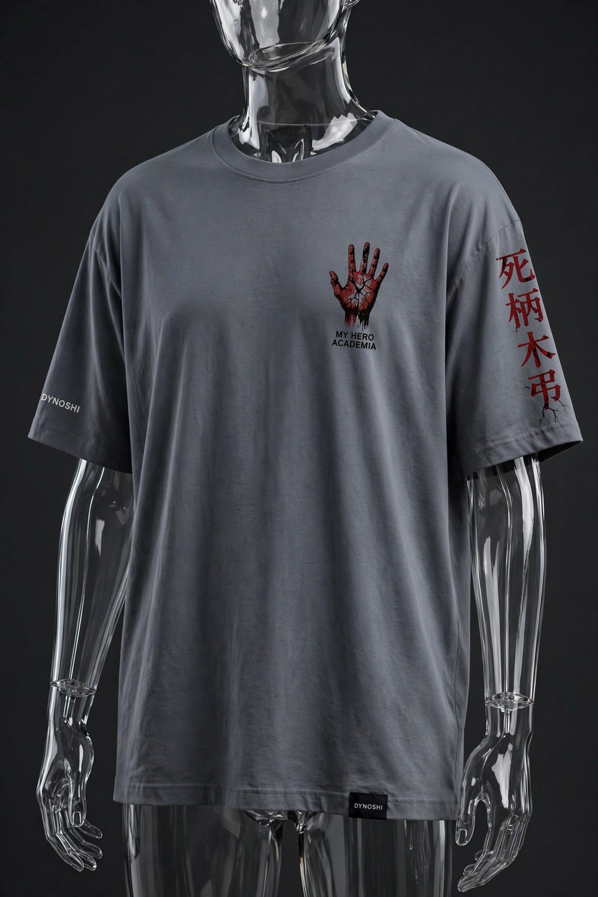 Tomura Shigaraki - Crumbling City - Premium Oversized Anime T-Shirt - DYNOSHI