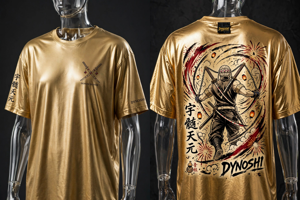 Tengen Uzui - Sound of Blades - Premium Oversized Anime T-Shirt - DYNOSHI
