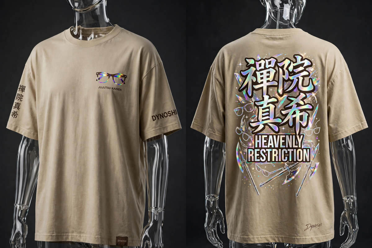 Maki Zenin - Heavenly Restriction Mantra - Premium Oversized Anime T-Shirt - DYNOSHI