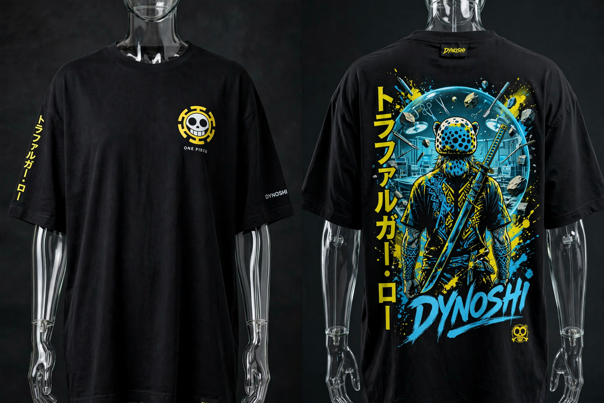 Trafalgar Law - Surgeon's Room - Premium Oversized Anime T-Shirt - DYNOSHI