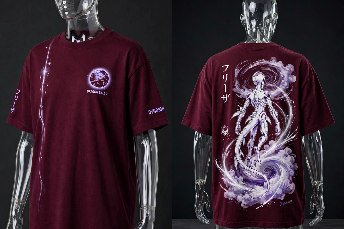 Frieza - Mist Vortex Glide - Premium Oversized Anime T-Shirt - DYNOSHI