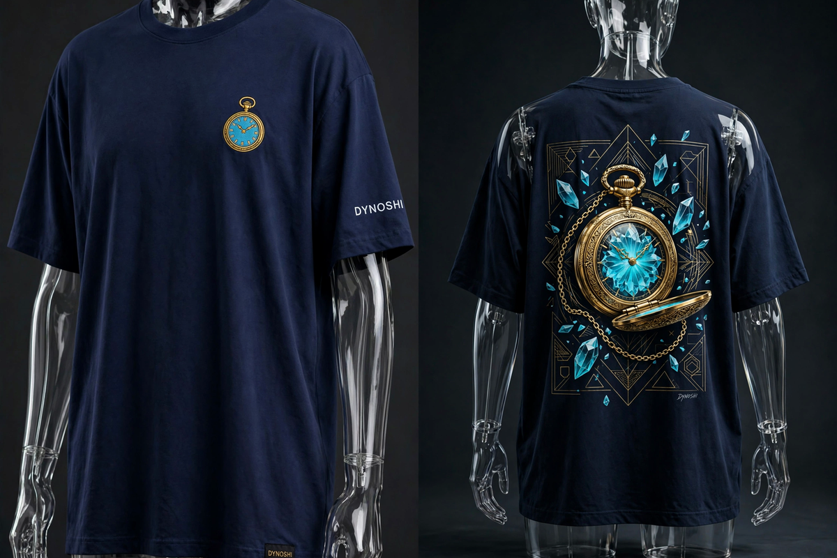 Ren - The Pocket Watch - Premium Oversized Anime T-Shirt - DYNOSHI