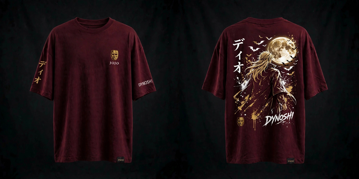Dio Brando - Premium Oversized Anime T-Shirt - DYNOSHI