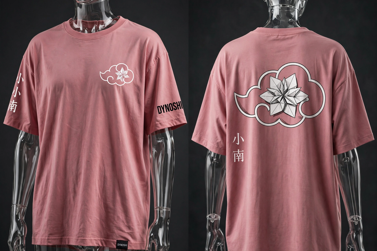 Konan - Origami Cloud Emblem - Premium Oversized Anime T-Shirt - DYNOSHI