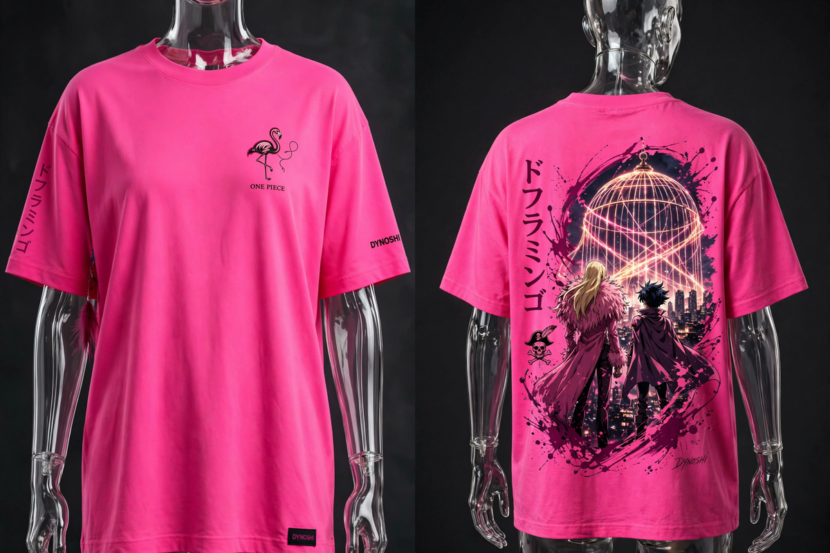 Donquixote Doflamingo - Birdcage Pact Duo - Premium Oversized Anime T-Shirt - DYNOSHI