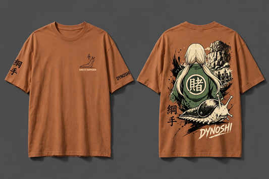 Tsunade - Premium Oversized Anime T-Shirt - DYNOSHI