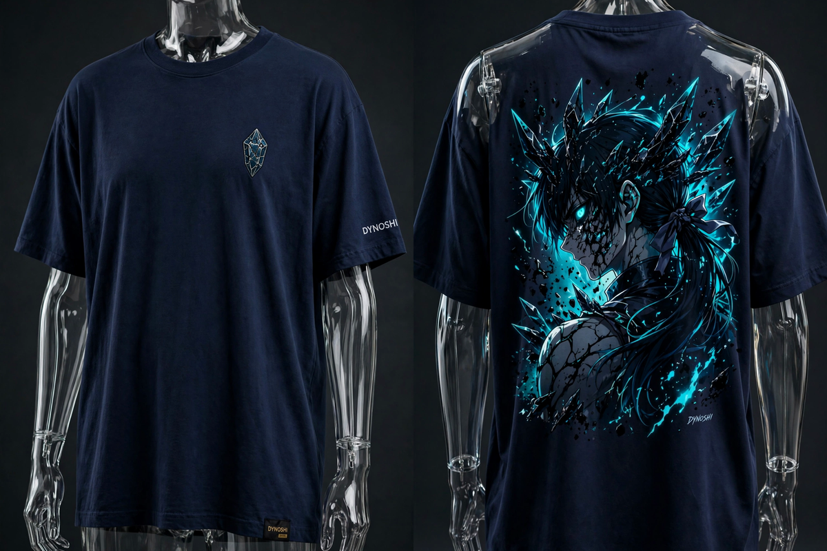 Ren - Crystal Corruption - Premium Oversized Anime T-Shirt - DYNOSHI