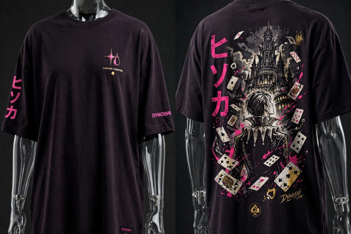Hisoka Morow - Heaven's Arena - Premium Oversized Anime T-Shirt - DYNOSHI