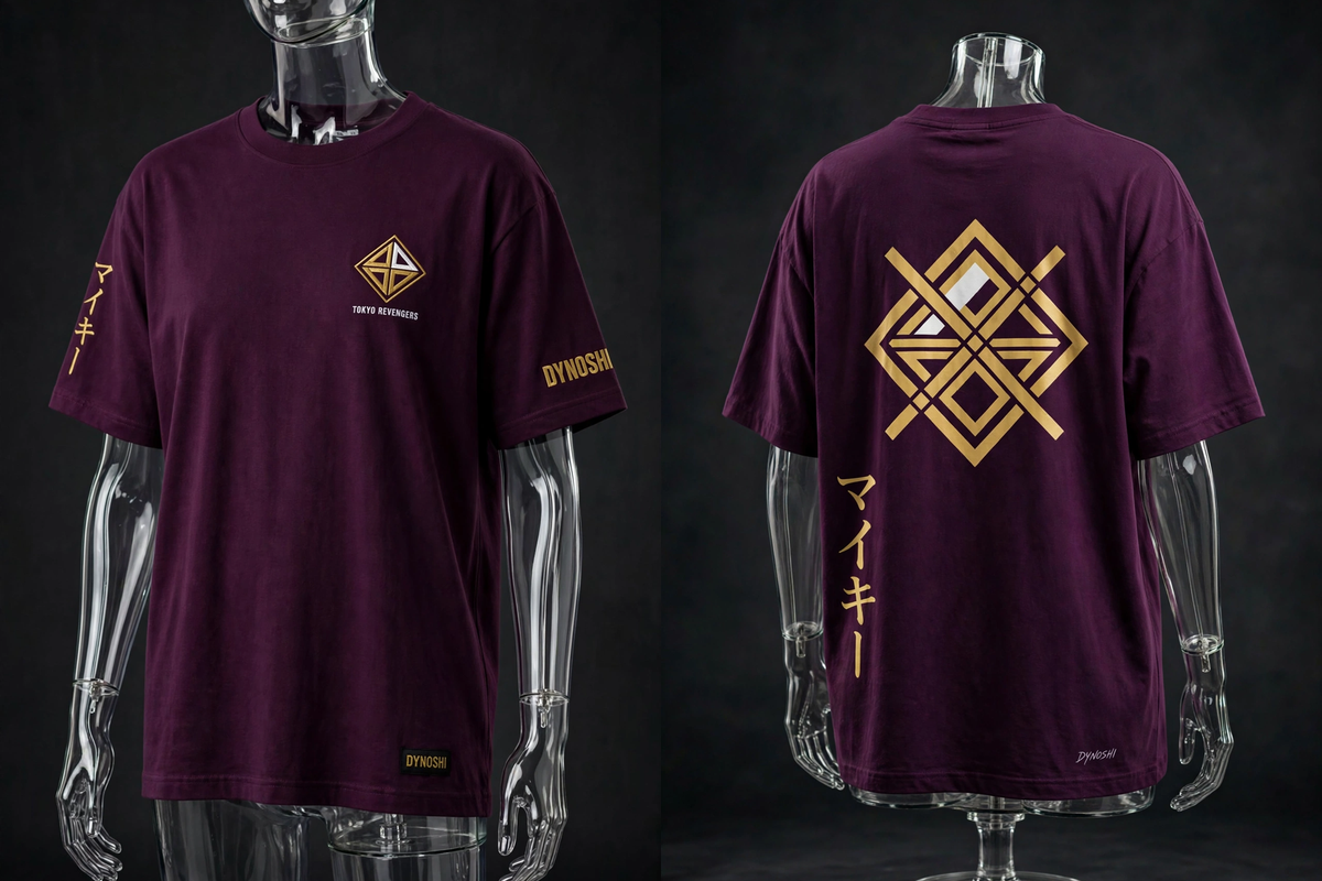 Mikey - Gang Crest Emblem - Premium Oversized Anime T-Shirt - DYNOSHI