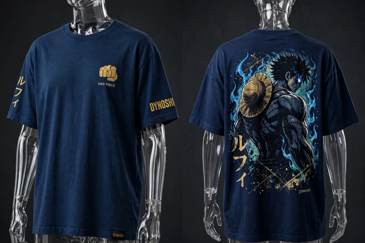 Monkey D. Luffy - Nightmare Form - Premium Oversized Anime T-Shirt - DYNOSHI