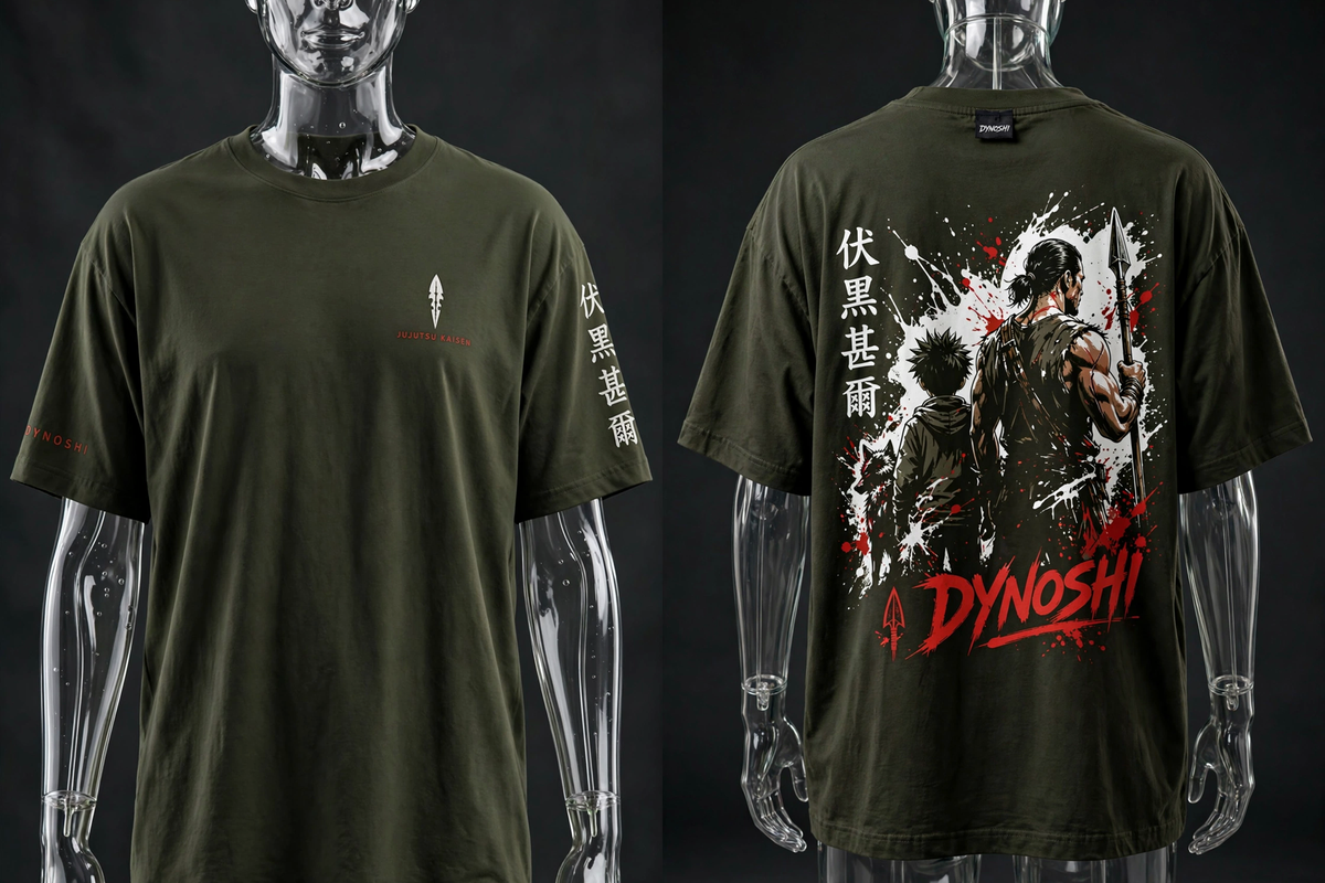 Toji Fushiguro - Blood Ties - Premium Oversized Anime T-Shirt - DYNOSHI