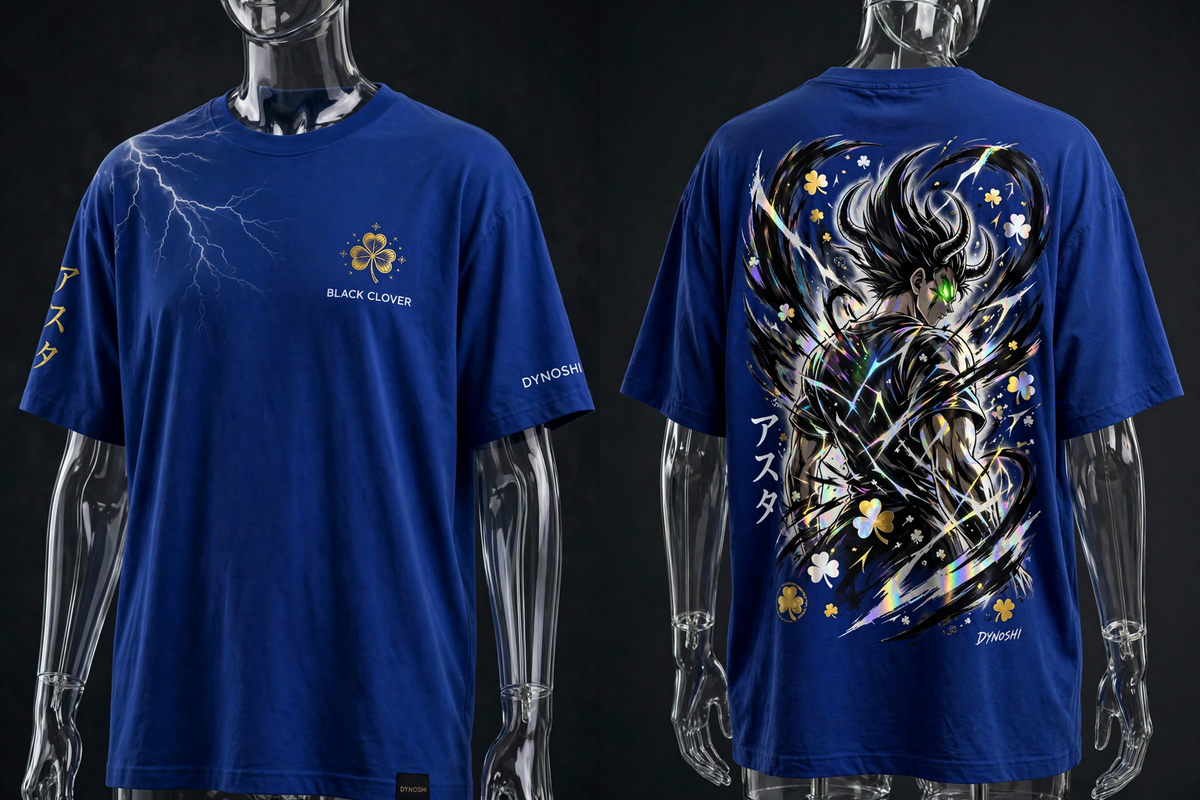 Asta - Demon Form Power Up - Premium Oversized Anime T-Shirt - DYNOSHI