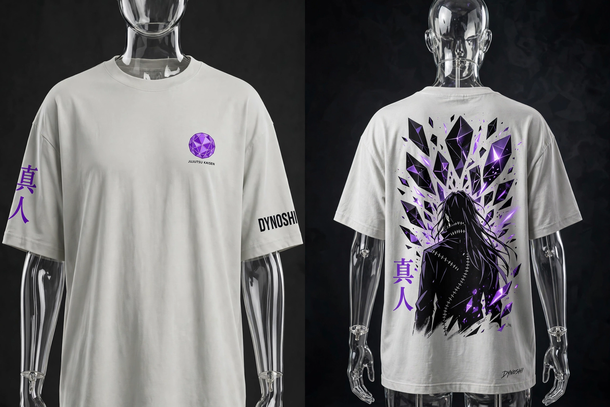 Mahito - Soul Shape Silhouette - Premium Oversized Anime T-Shirt - DYNOSHI