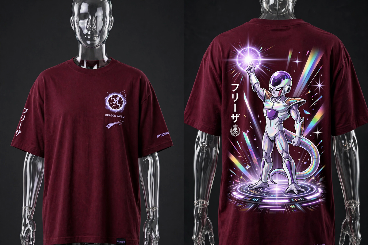 Frieza - Emperor's Triumph - Premium Oversized Anime T-Shirt - DYNOSHI