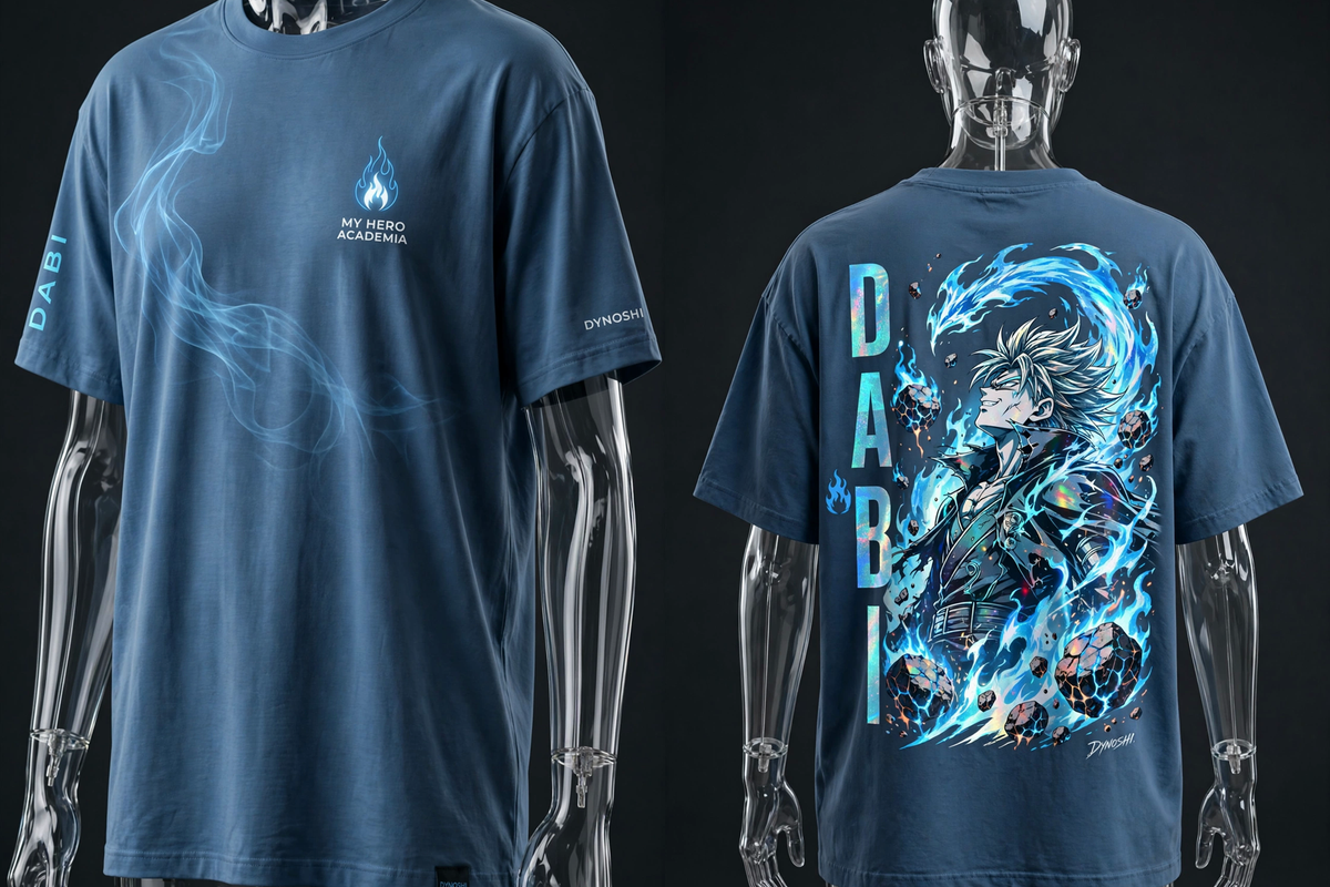 Dabi - Inferno Mastery - Premium Oversized Anime T-Shirt - DYNOSHI