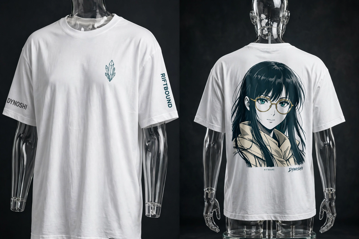 Eira - Calm Scholar Portrait - Premium Oversized Anime T-Shirt - DYNOSHI