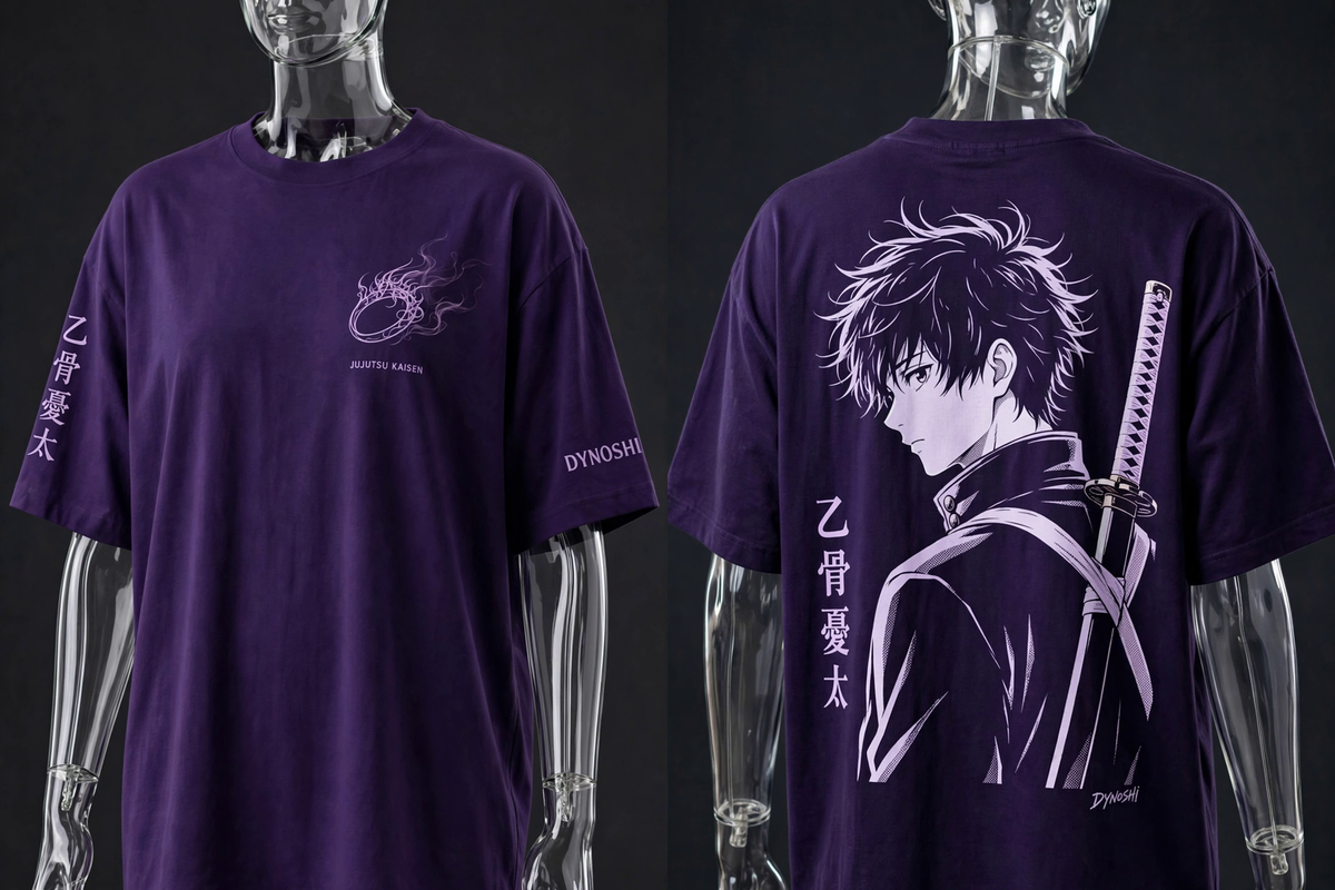 Yuta Okkotsu - Swordsman Portrait - Premium Oversized Anime T-Shirt - DYNOSHI