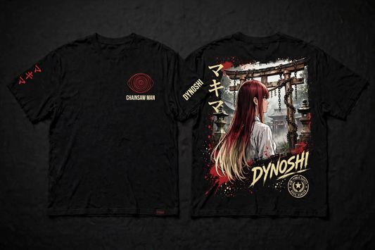 Makima - Premium Oversized Anime T-Shirt - DYNOSHI