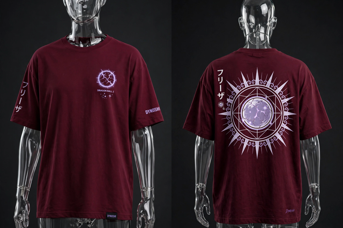 Frieza - Frieza Force Crest - Premium Oversized Anime T-Shirt - DYNOSHI