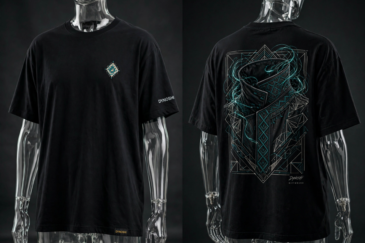 Veydran - The Collar - Premium Oversized Anime T-Shirt - DYNOSHI