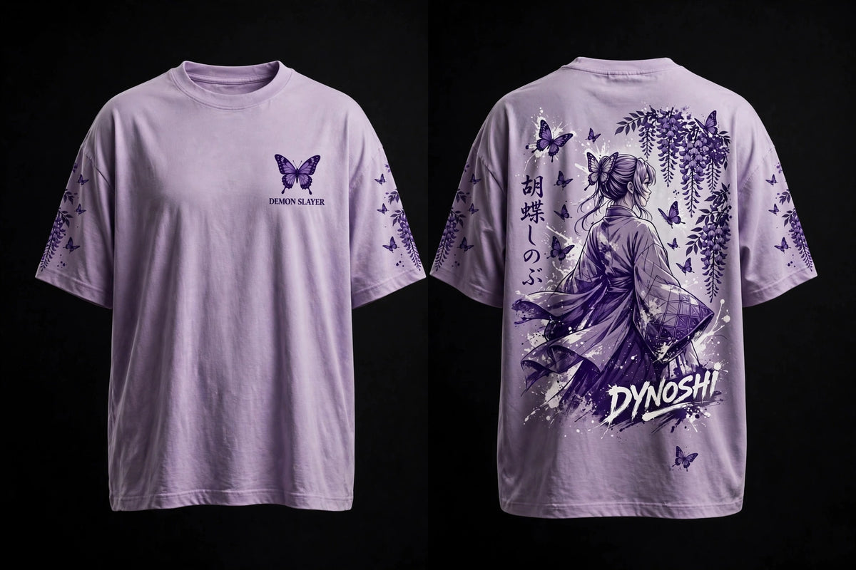 Shinobu Kocho - Premium Oversized Anime T-Shirt - DYNOSHI