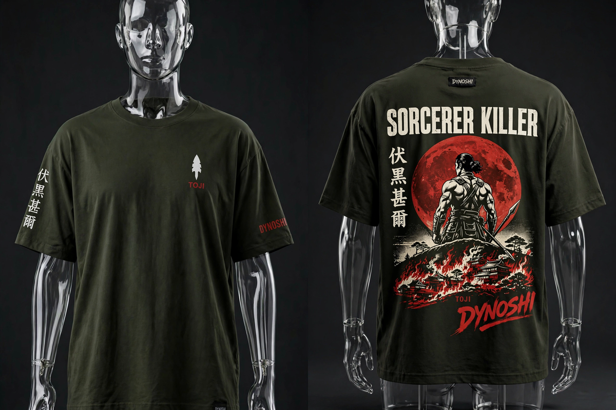 Toji Fushiguro - Sorcerer Killer - Premium Oversized Anime T-Shirt - DYNOSHI