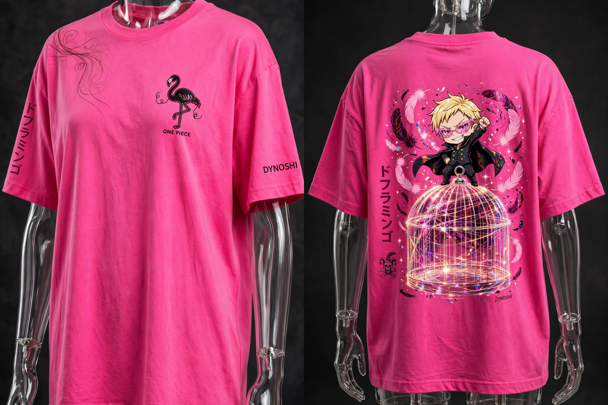 Donquixote Doflamingo - Birdcage Victory - Premium Oversized Anime T-Shirt - DYNOSHI