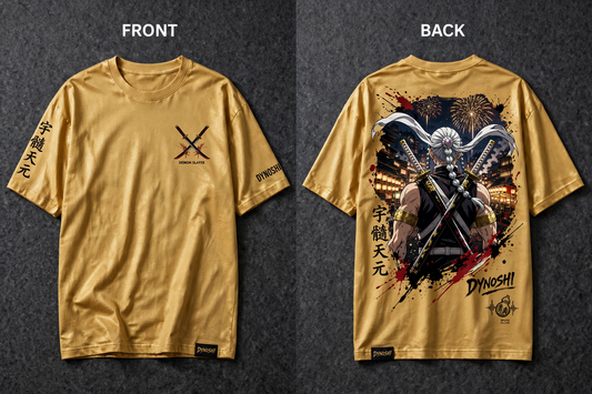 Tengen Uzui - Premium Oversized Anime T-Shirt - DYNOSHI