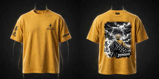 Zenitsu Agatsuma - Premium Oversized Anime T-Shirt - DYNOSHI