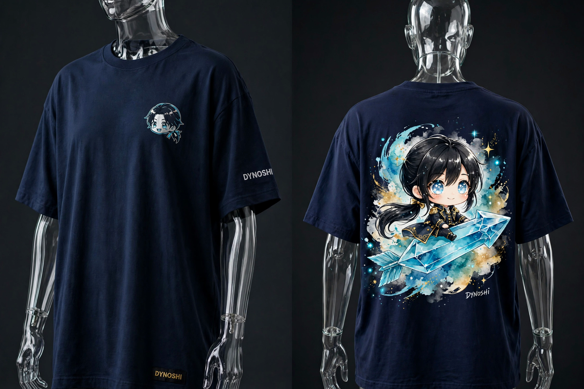 REN - Chibi Ren - Premium Oversized Anime T-Shirt - DYNOSHI