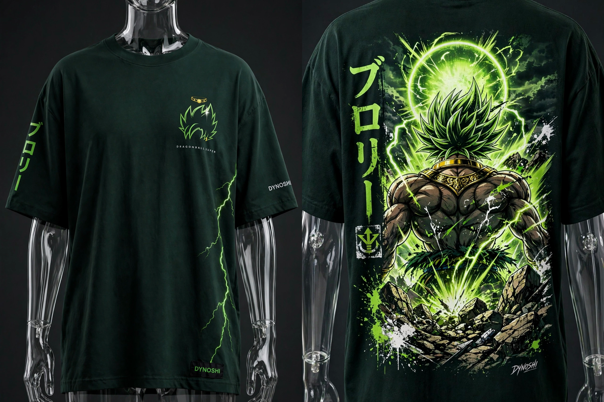 Broly - Legendary Eruption - Premium Oversized Anime T-Shirt - DYNOSHI
