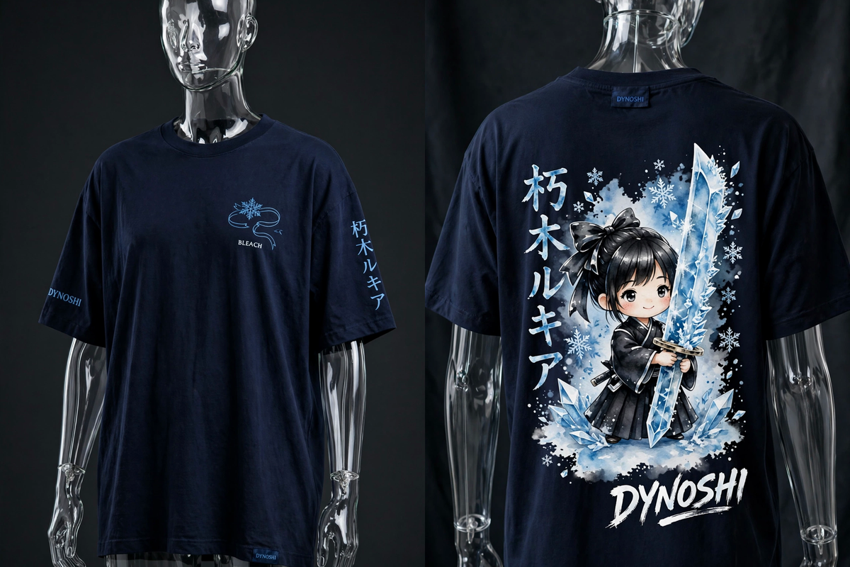 Rukia - Chibi Rukia - Premium Oversized Anime T-Shirt - DYNOSHI