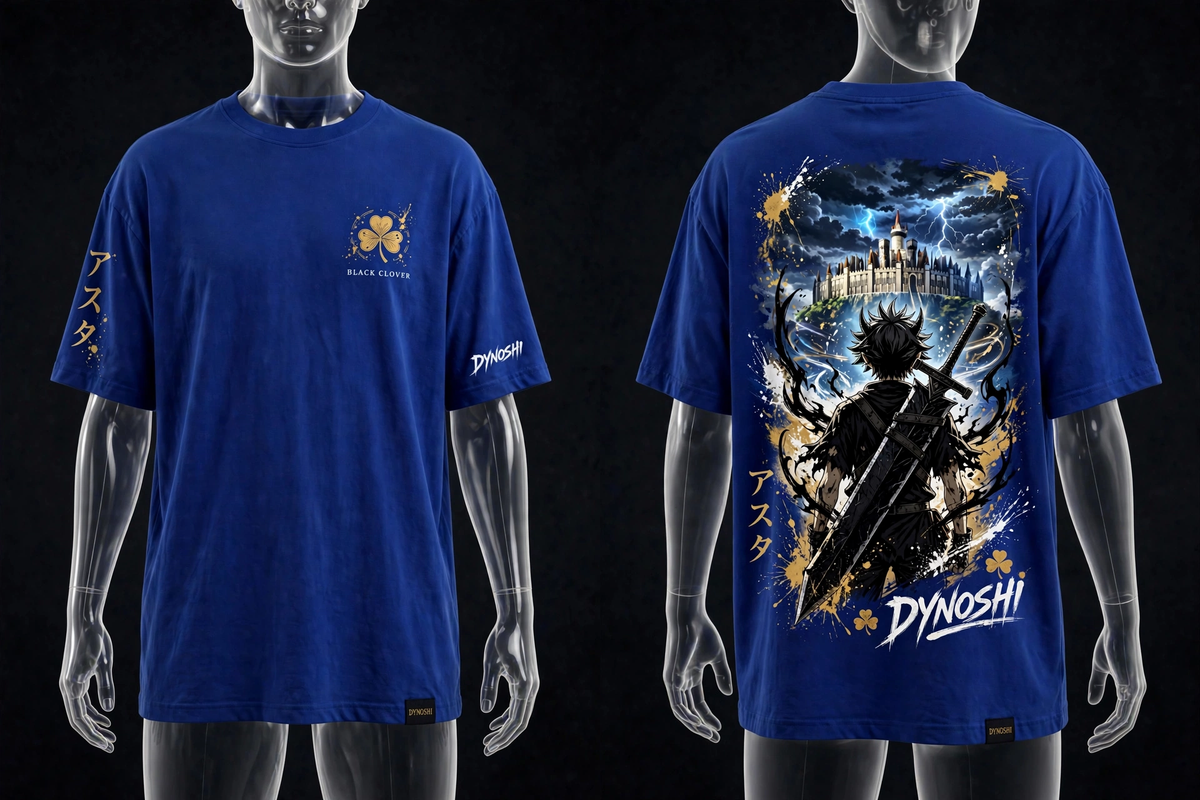 Asta - Premium Oversized Anime T-Shirt - DYNOSHI