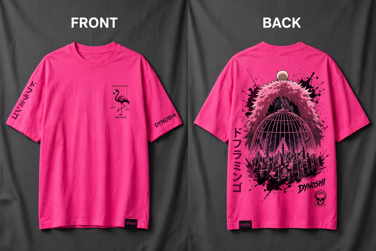 Donquixote Doflamingo - Premium Oversized Anime T-Shirt - DYNOSHI