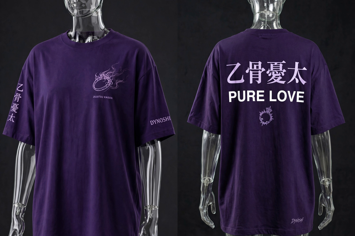 Yuta Okkotsu - Pure Love Mantra - Premium Oversized Anime T-Shirt - DYNOSHI