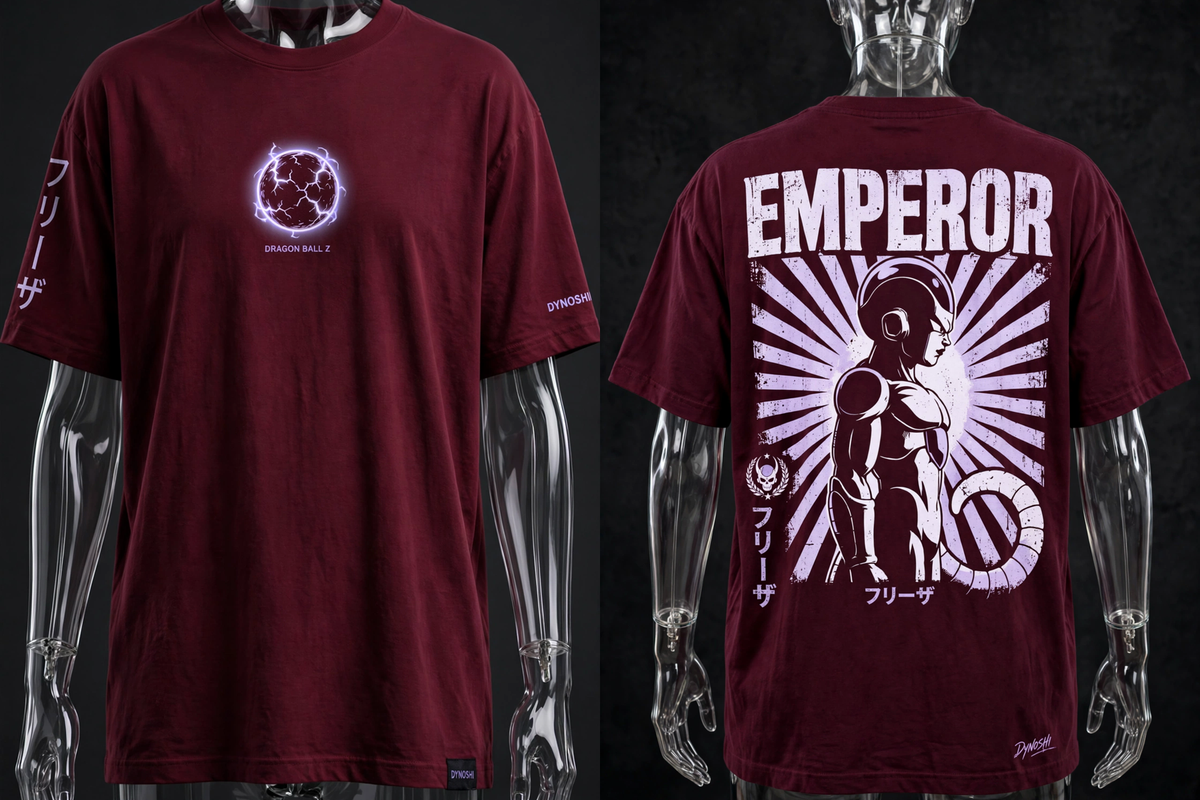 Frieza - EMPEROR Mantra - Premium Oversized Anime T-Shirt - DYNOSHI