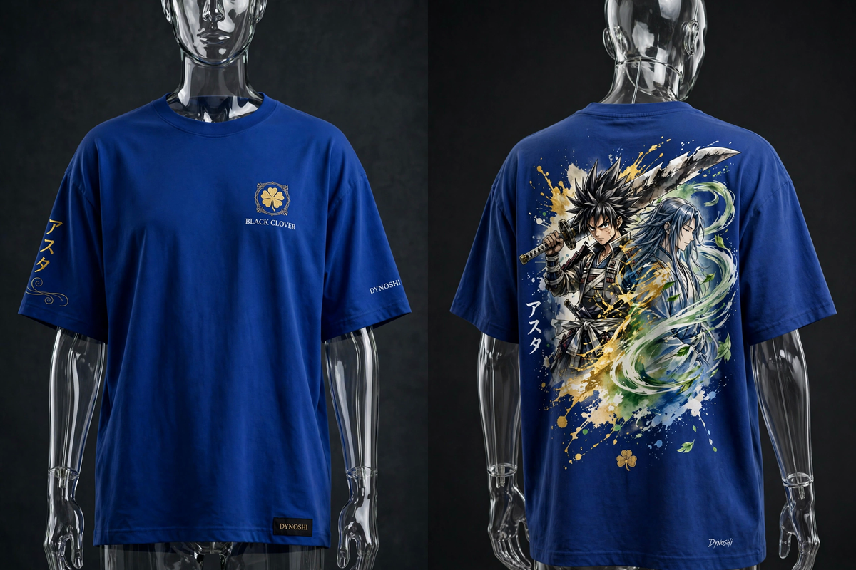 Asta - Rivals Duo - Premium Oversized Anime T-Shirt - DYNOSHI