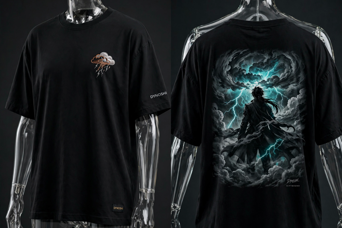 SOREN - Storm Walker - Premium Oversized Anime T-Shirt - DYNOSHI